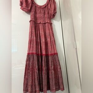 Chic Women's Maxi Dress in Red